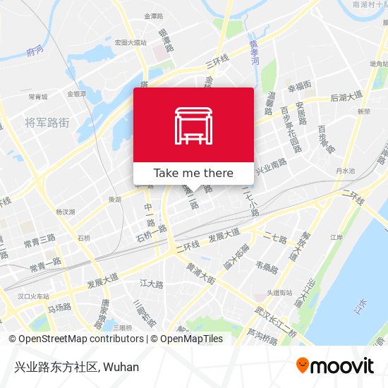 兴业路东方社区 map