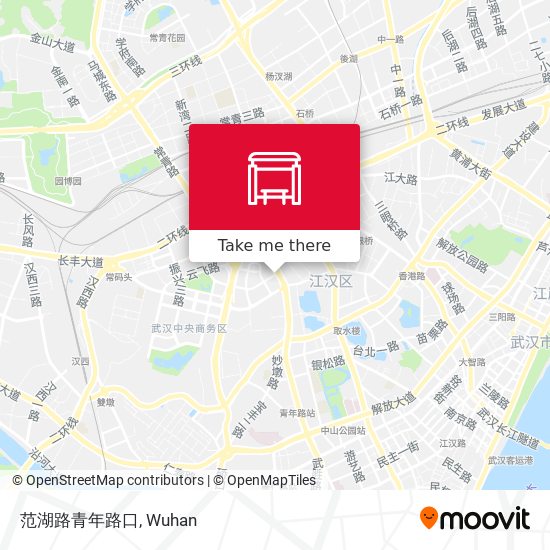 范湖路青年路口 map