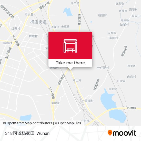 318国道杨家田 map