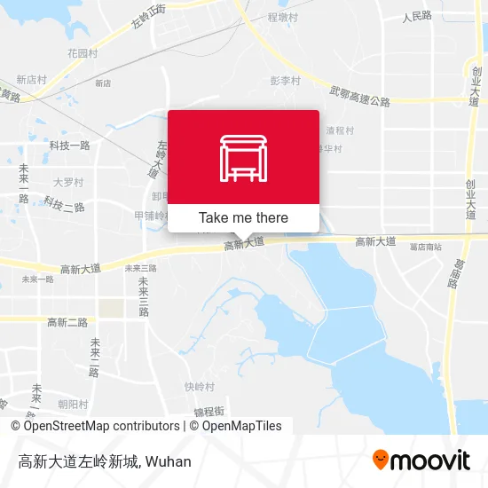 高新大道左岭新城 map