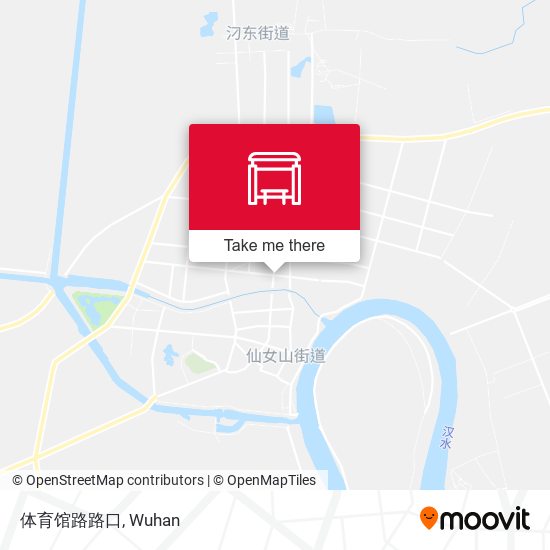 体育馆路路口 map