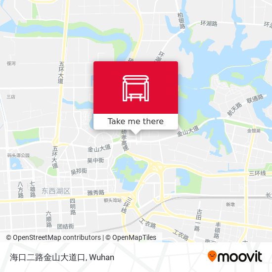 海口二路金山大道口 map