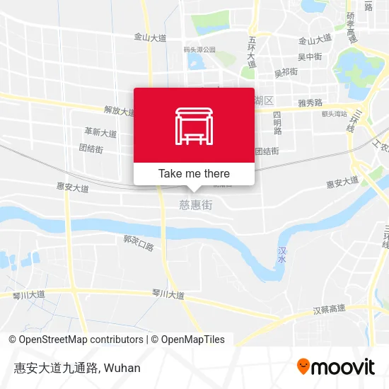 惠安大道九通路 map