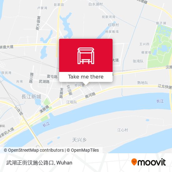 武湖正街汉施公路口 map
