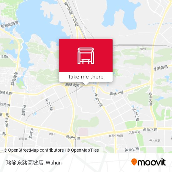 珞喻东路高坡店 map