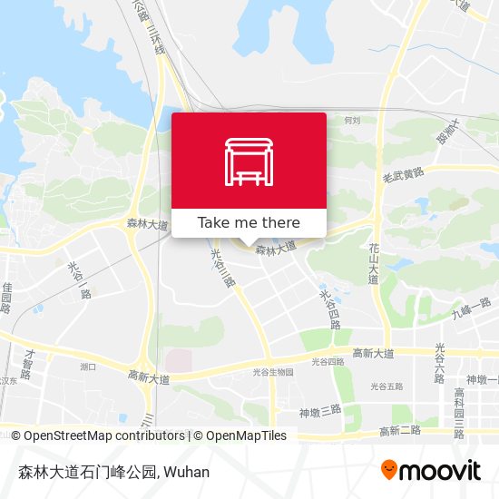 森林大道石门峰公园 map