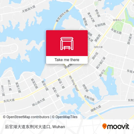 后官湖大道东荆河大道口 map