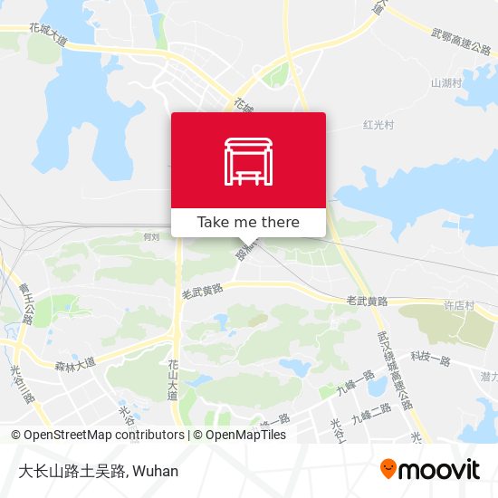 大长山路土吴路 map
