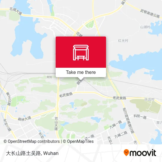 大长山路土吴路 map
