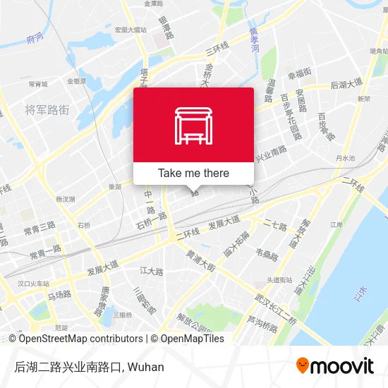 后湖二路兴业南路口 map