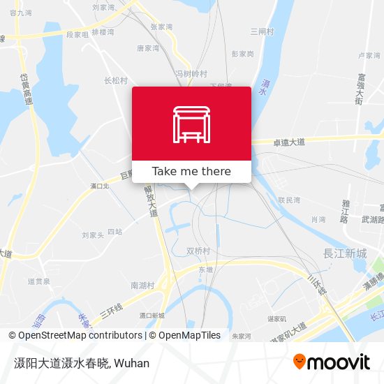 滠阳大道滠水春晓 map