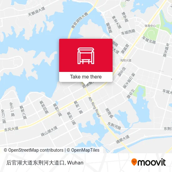 后官湖大道东荆河大道口 map