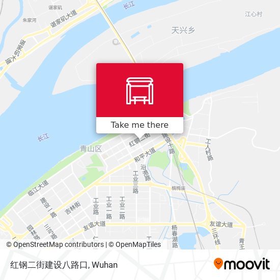 红钢二街建设八路口 map