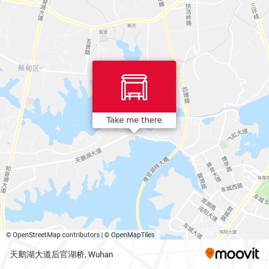 天鹅湖大道后官湖桥 map