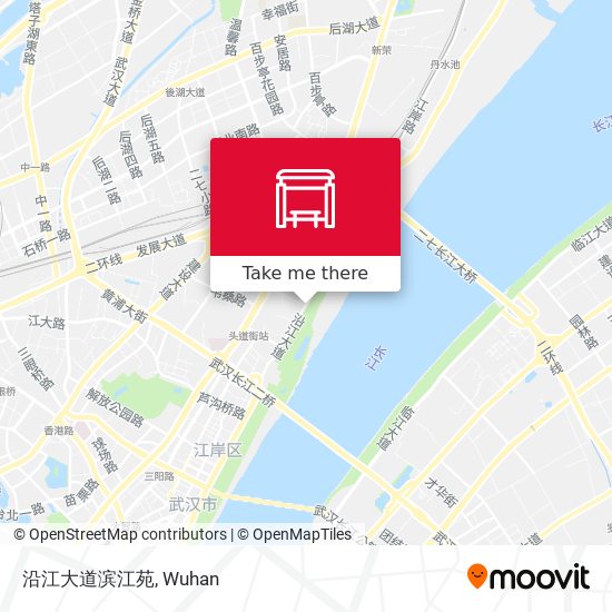 沿江大道滨江苑 map