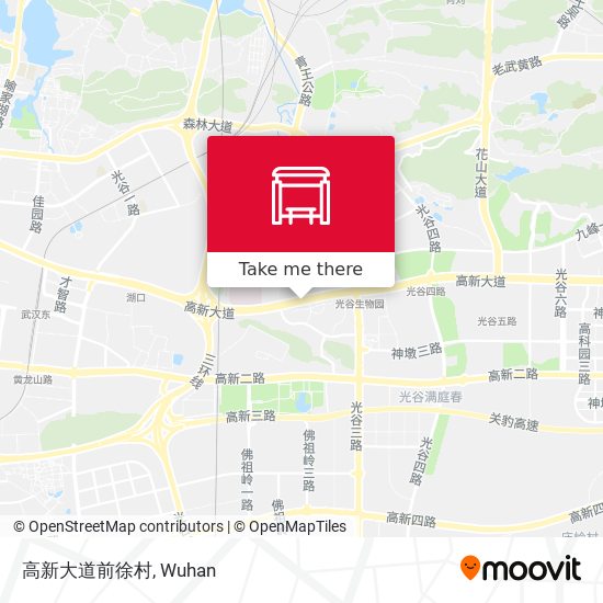 高新大道前徐村 map