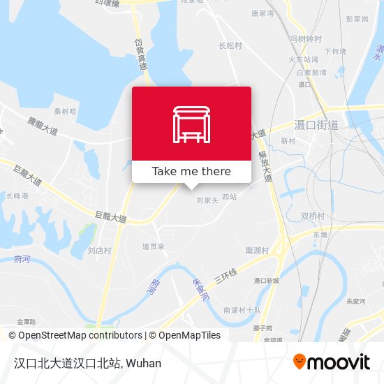 汉口北大道汉口北站 map