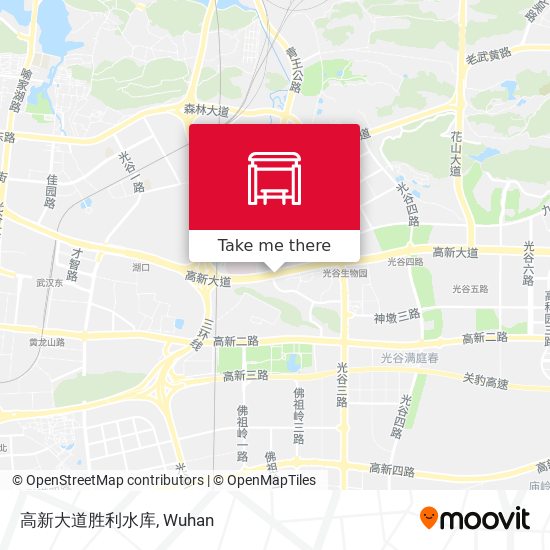 高新大道胜利水库 map