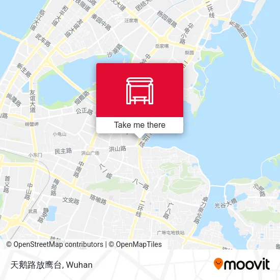 天鹅路放鹰台 map