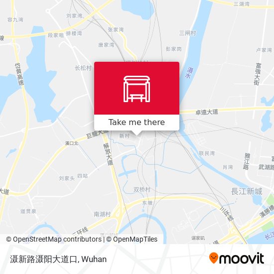 滠新路滠阳大道口 map