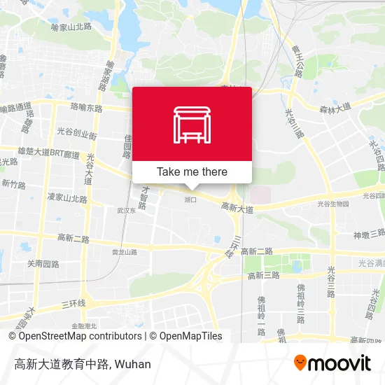 高新大道教育中路 map