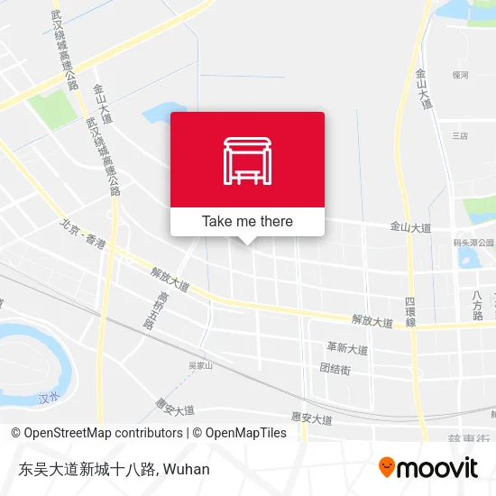 东吴大道新城十八路 map