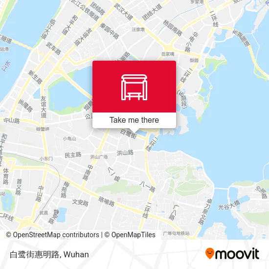 白鹭街惠明路 map