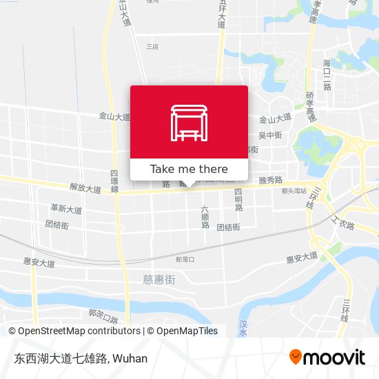 东西湖大道七雄路 map