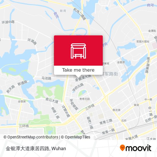 金银潭大道康居四路 map