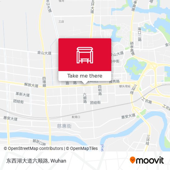 东西湖大道六顺路 map