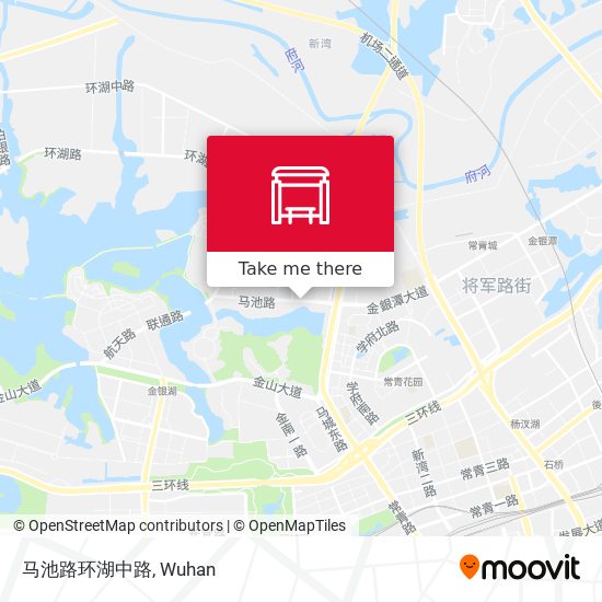马池路环湖中路 map
