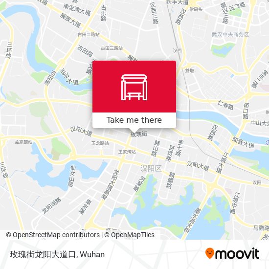 玫瑰街龙阳大道口 map