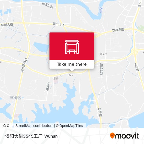 汉阳大街3545工厂 map