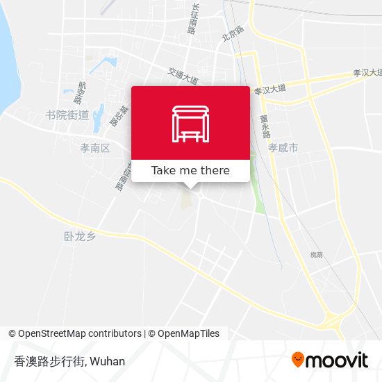 香澳路步行街 map