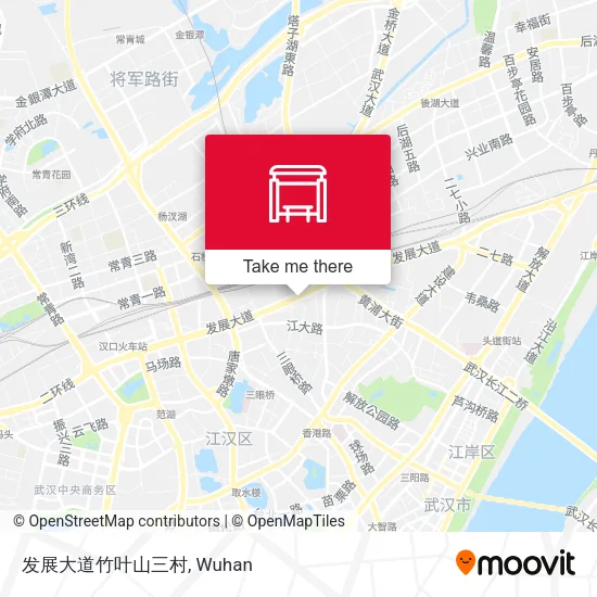 发展大道竹叶山三村 map