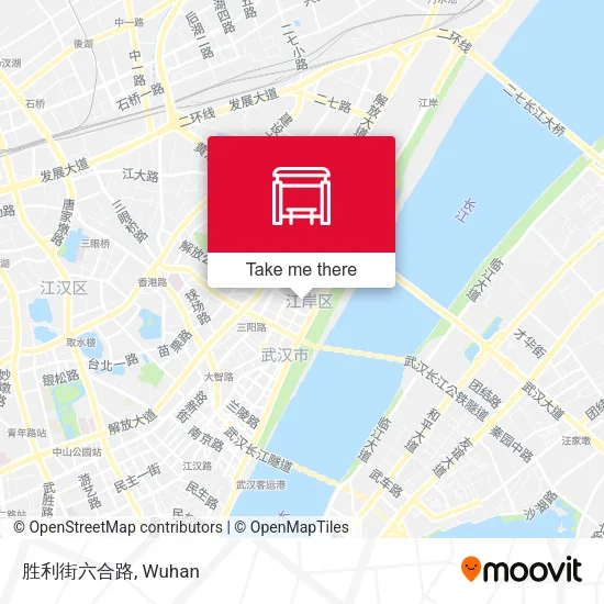 胜利街六合路 map