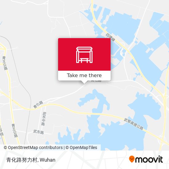 青化路努力村 map
