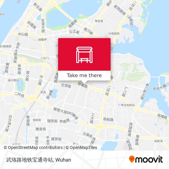 武珞路地铁宝通寺站 map