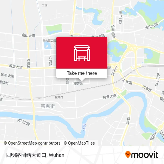 四明路团结大道口 map