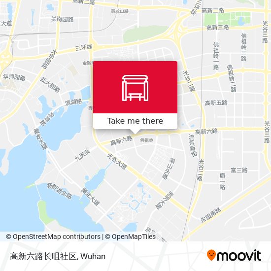 高新六路长咀社区 map