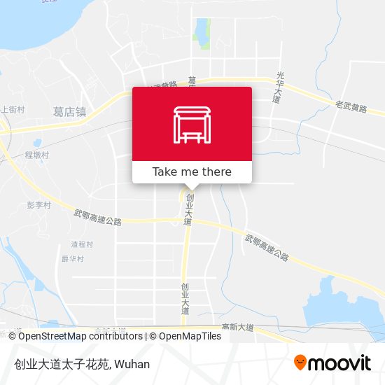 创业大道太子花苑 map