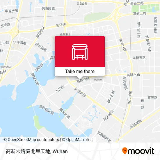 高新六路藏龙星天地 map