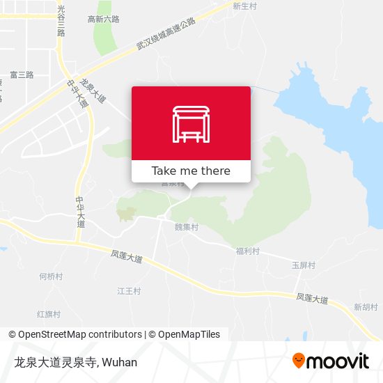 龙泉大道灵泉寺 map