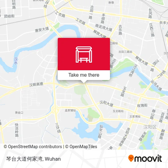 琴台大道何家湾 map