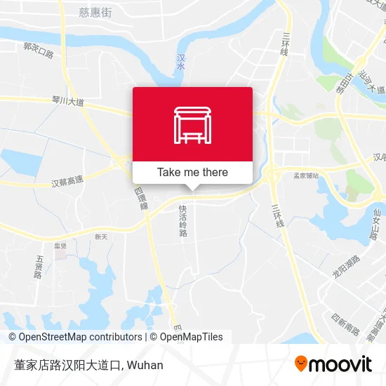 董家店路汉阳大道口 map