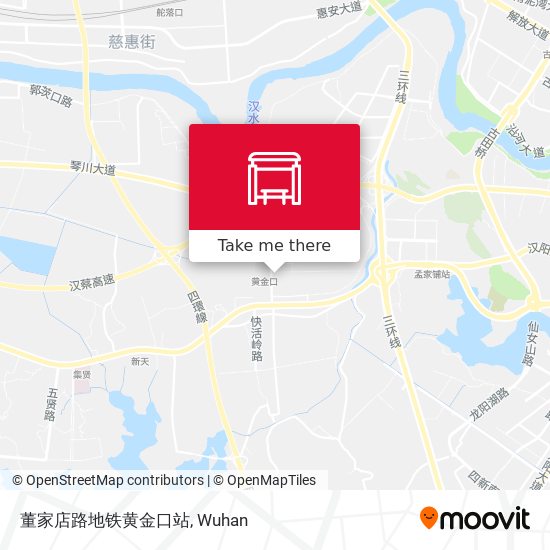 董家店路地铁黄金口站 map