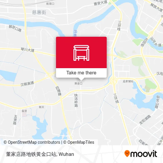 董家店路地铁黄金口站 map