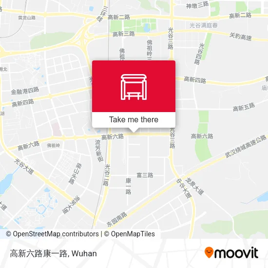 高新六路康一路 map