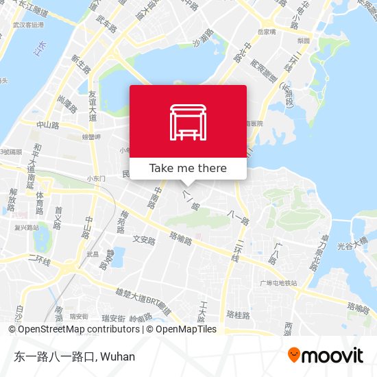 东一路八一路口 map