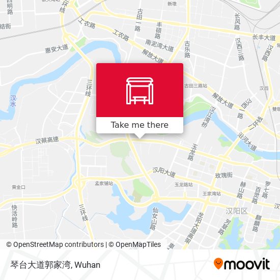 琴台大道郭家湾 map